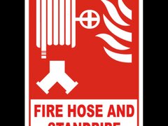 Fire Hose and Standpipe Sign